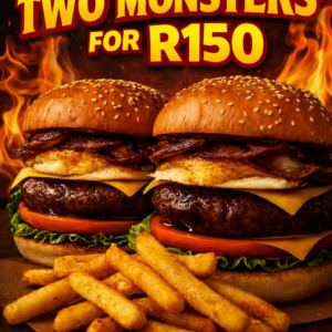 Monster Wednesday - Price only valid Wednesday