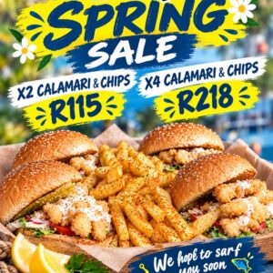 Spring Sale Calamari Burgers
